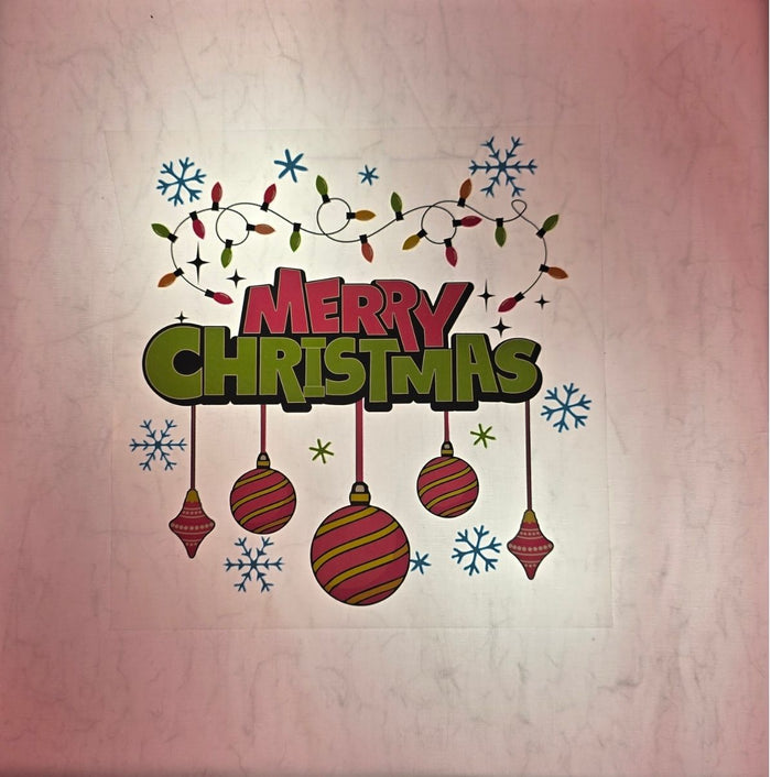 Merry Christmas - Pink/Green