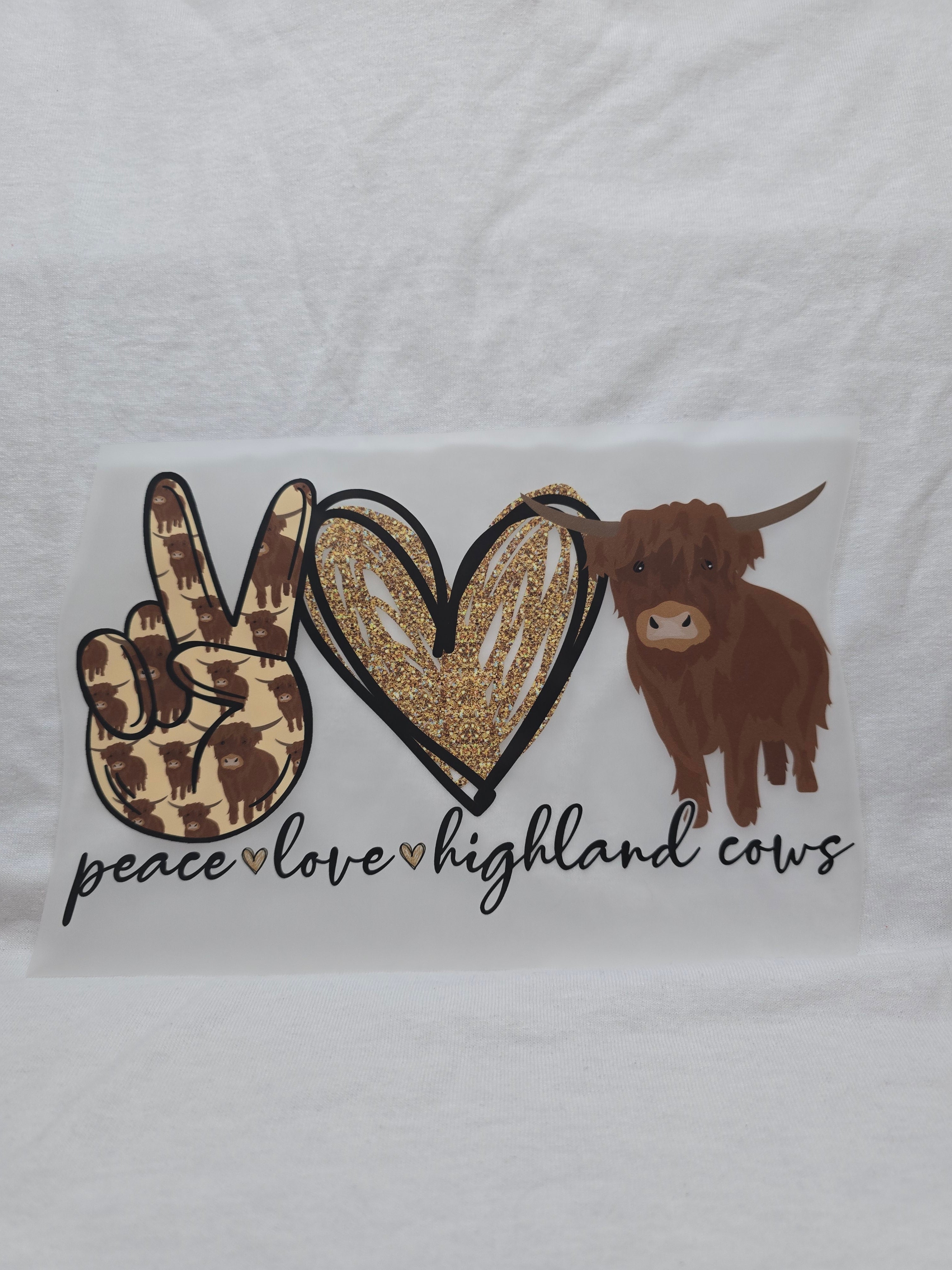 Peace Love Highland Cows