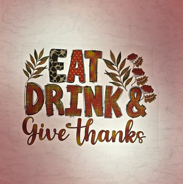 Eat, Drinks, Give Thanks