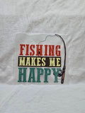 Fishing Makes Me Happy T-Shirt