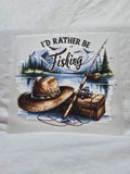I'd Rather Be Fishing T-Shirt
