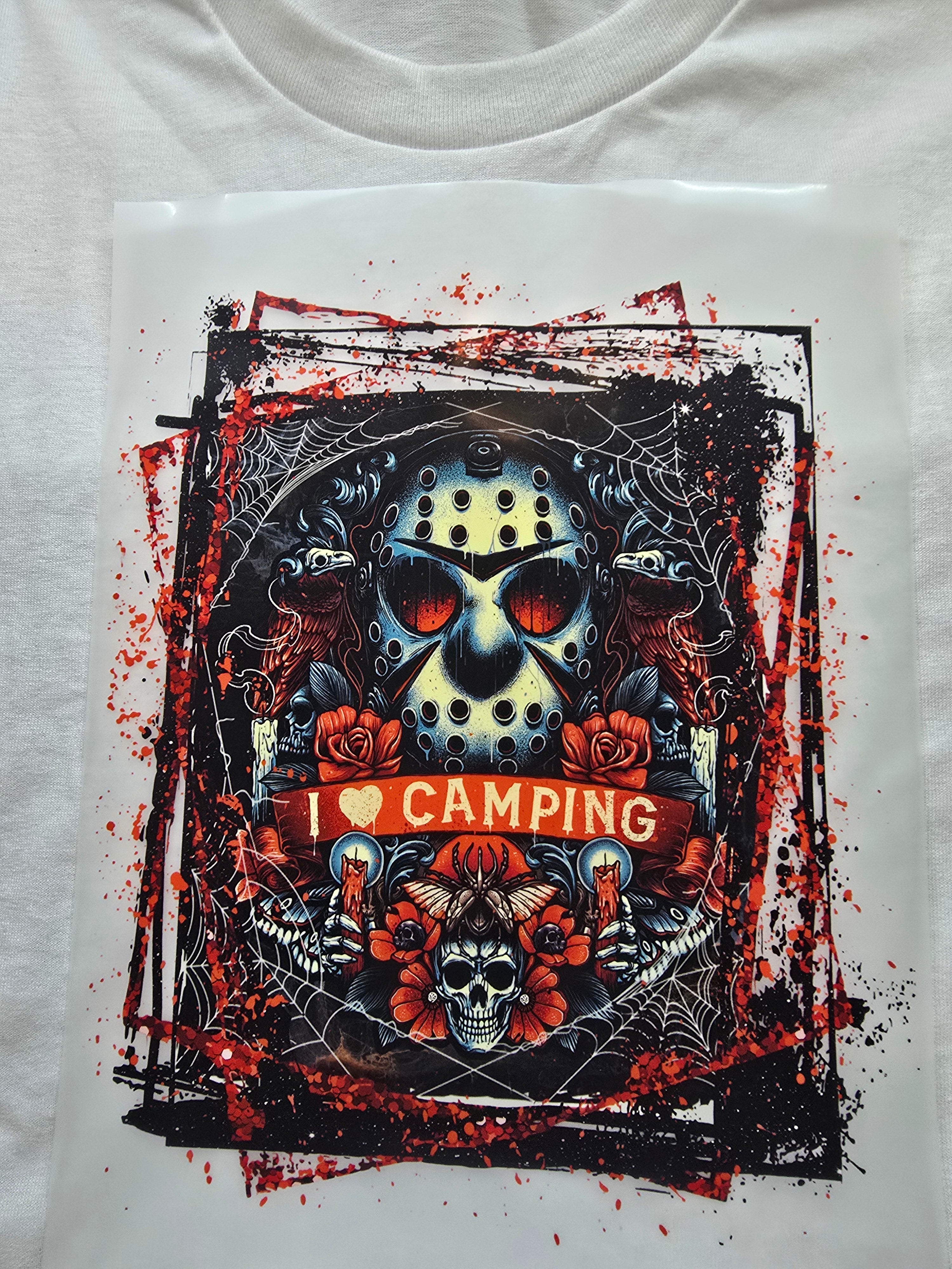 Haunted Horror Graphic T-Shirt