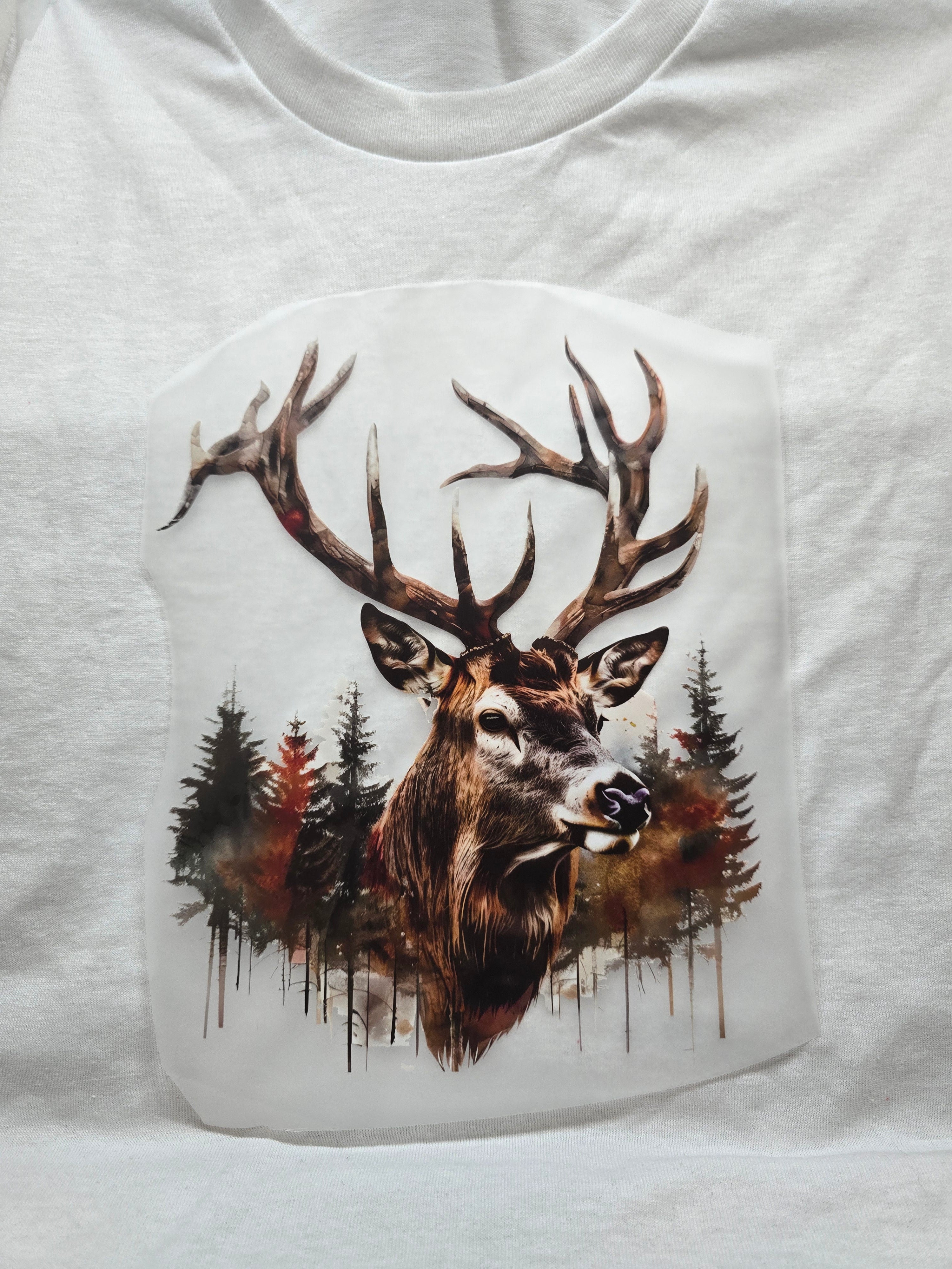 Woodland Buck Scene T-Shirt