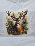Woodland Buck Portrait T-Shirt