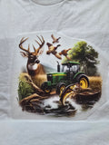 Buck, Tractor, and Duck T-Shirt