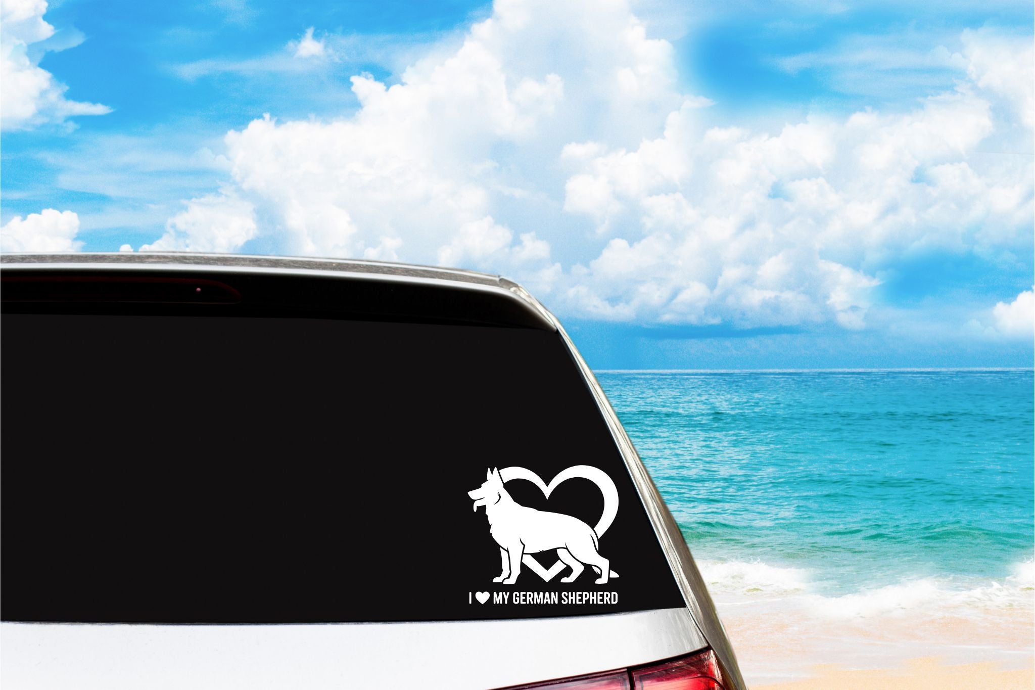 Dog Car Decal